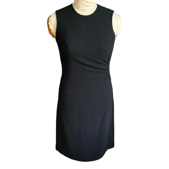 Vintage Y2K Banana Republic Black Sleeveless Little Black Sheath Dress Size 8 - Picture 1 of 10